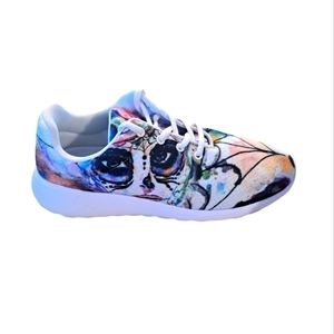 NWOB RAAD Custom Made Hand Painted Artsy Casual Shoe Women's Size 9.5 W